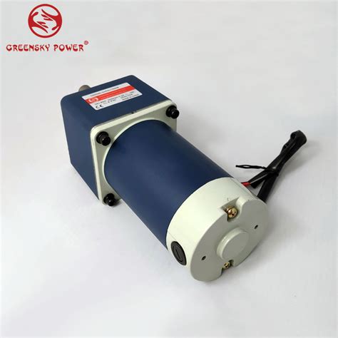 25w Dc Brushed Motor 12v24v90v Geared Electric Motor Low Speed High