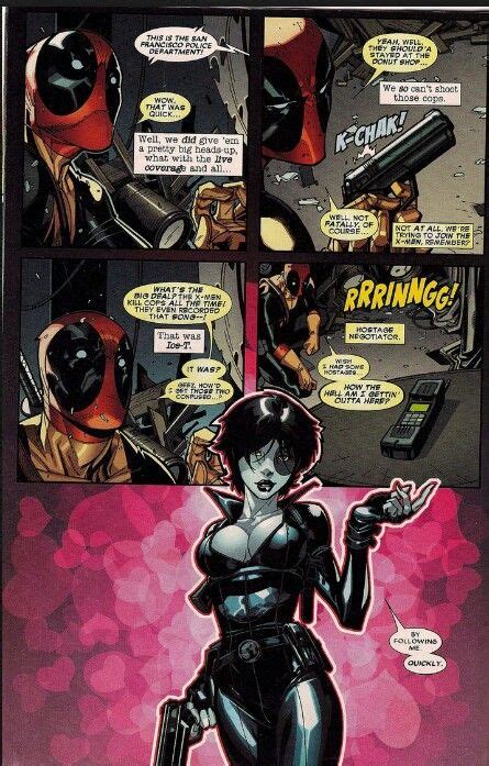 Deadpool and Domino | Domino comics, Marvel superhero posters, Domino ...