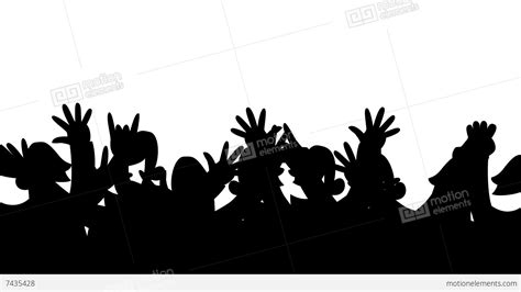 Cheering Crowd Silhouette at GetDrawings | Free download