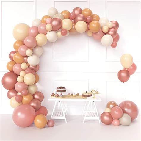 Amazon Sweet Baby Co Dusty Rose Pink Balloon Garland Kit Arch