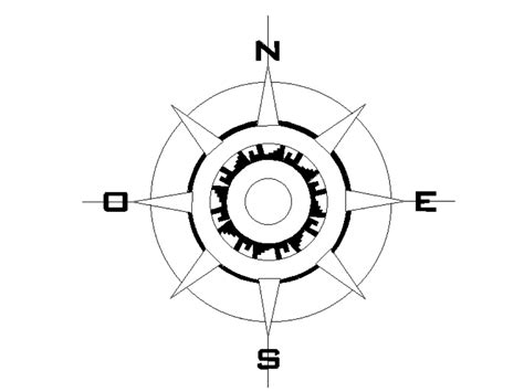 Símbolo Do Norte Em Autocad Baixar Cad Grátis 59 71 Kb Bibliocad