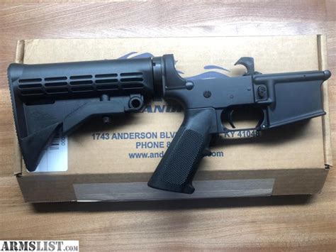 Armslist For Sale Anderson Am Ar Complete Lower