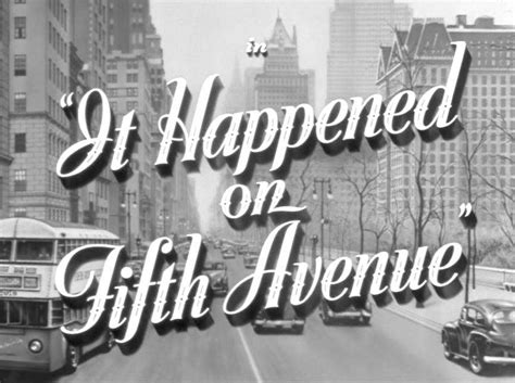 It Happened On 5th Ave 1947 My Rare Films