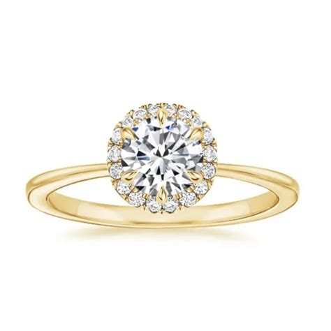 BAGUE DE MARIAGE en or jaune 18 carats avec diamant certifié GIA IGI