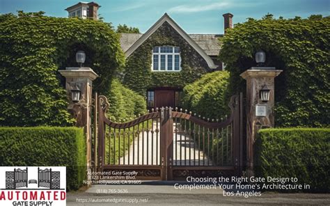 Choosing the Right Gate Design to Complement Your Home’s Architecture ...