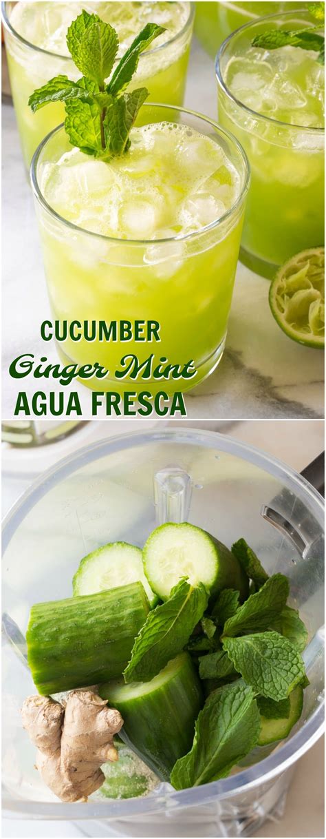 Cucumber Agua Fresca Recipe Video A Spicy Perspective Recipe