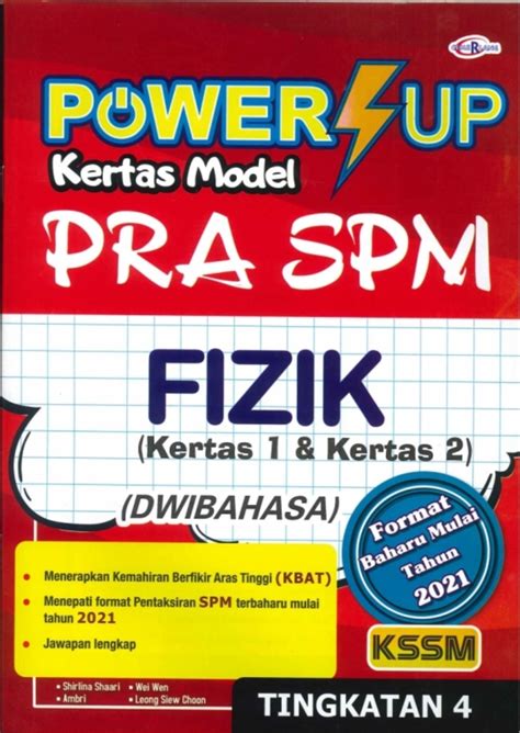 [cemerlang] Power Up Kertas Model Pra Spm Kssm Dwibahasa Tingkatan 4