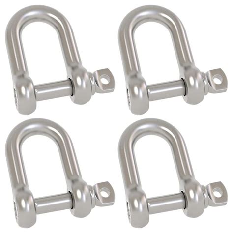 Beyx 4 Pcs 516 Inch 8mm Screw Pin Anchor Shackle 304 Stainless Steel