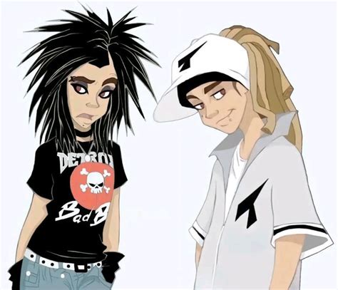 Two Cartoon Characters One With Black Hair And The Other With Long Hair