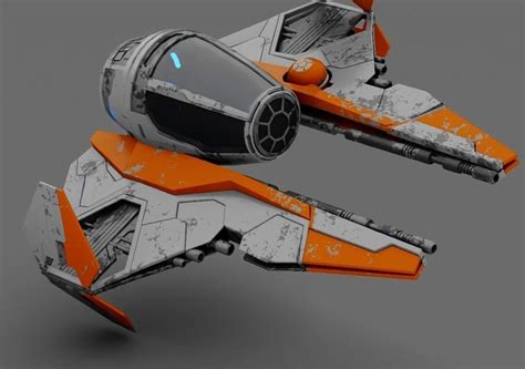 Star Wars Fighter 3D model | CGTrader