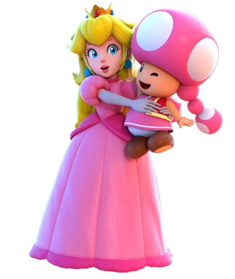 Peach And Toadette By TheAdorableOshawott On DeviantArt Peach Mario