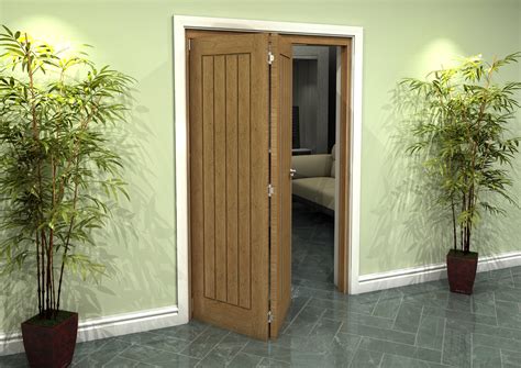 Prefinished Mexicano Oak 2 Door Roomfold Grande 2 0 X 610mm Doors