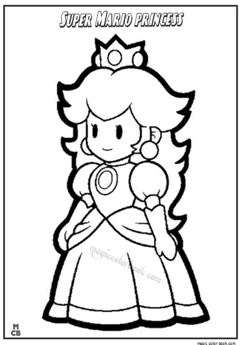 Super Mario Bros Characters Coloring Pages - Coloring Home