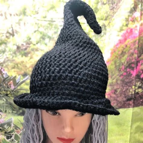 Crochet Witch Hat Witches Hat Witch Hat Handmade Witch Hat - Etsy | Hat ...