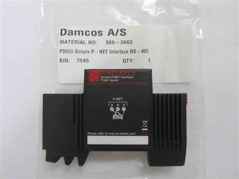 Damcos Pd Spi Triple Speed P Net Interface Part No