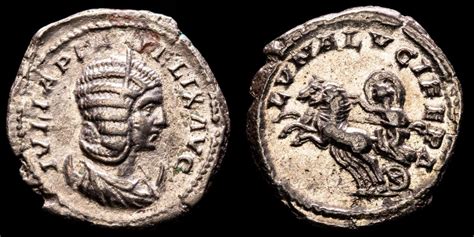 Roman Empire Julia Domna Augusta A D Silver Antoninianus