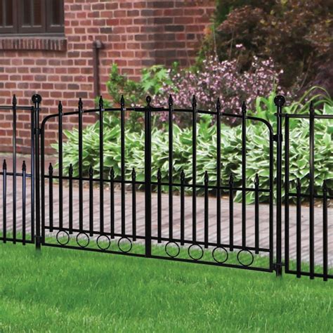 No Dig Empire 2 Ft H X 3 Ft W Powder Coated Steel Decorative Metal