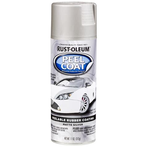 Rust-Oleum Peel Coat Silver Spray Paint 11oz