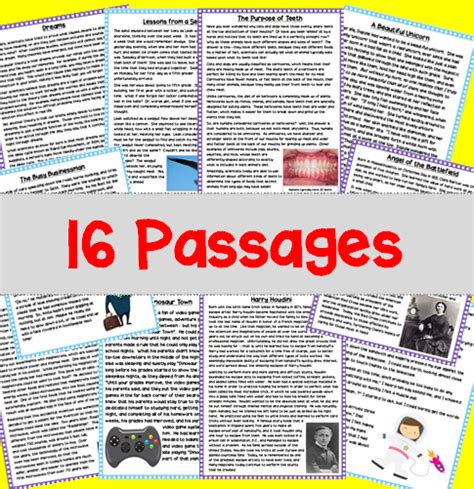 Summarizing BUNDLE 16 Passages With 60 Questions Made By Teachers