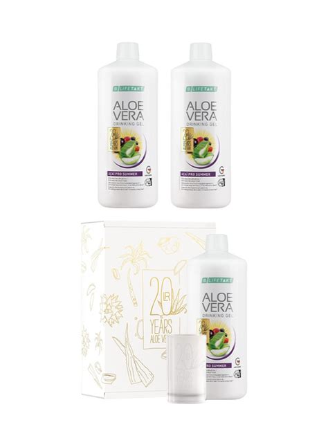 LR Aloe Vera Drinking Gel Jubiläumsset Açaí Pro Summer 3er Set LR