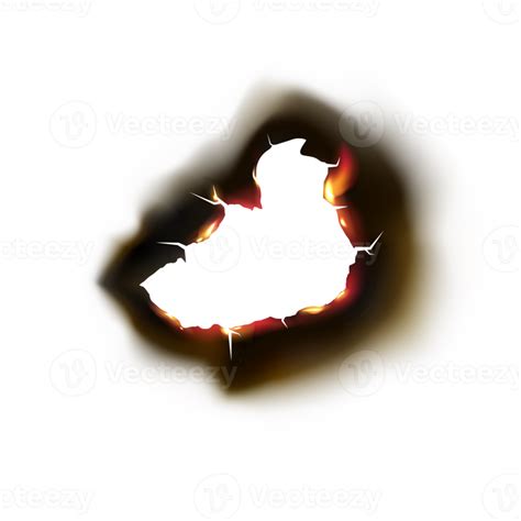 Burned hole on transparent background 11356492 PNG