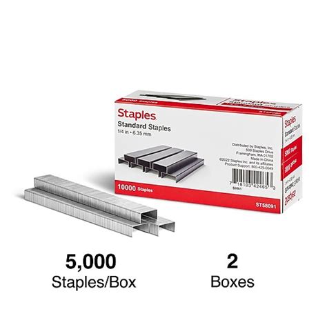 Staples Standard Staples 14 Leg Length 5000box 2pack Tr58091