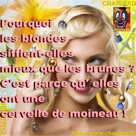 Blague Sur Les Blondes Phrases Self Service Le Monde De Limage