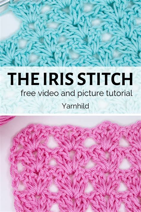 Easy Crochet Stitches The Iris Stitch Video And Picture Tutorial