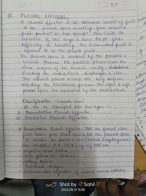 Solution Pleural Effusion In Lung Cancer Studypool