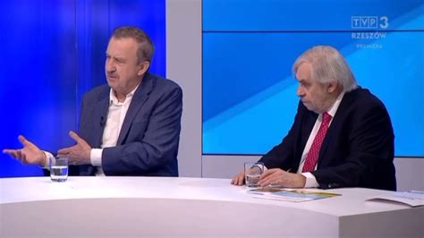 Gość TVP3 Rzeszów Tadeusz Pomianek prezydent WSIiZ Rzeszów Wojciech