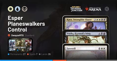 Standard Esper Planeswalkers Control Deck By SwayzeMTG MTG Arena Decks