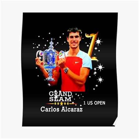 Carlos Alcaraz A Carlos Alcaraz Premium Matte Vertical Poster Designed