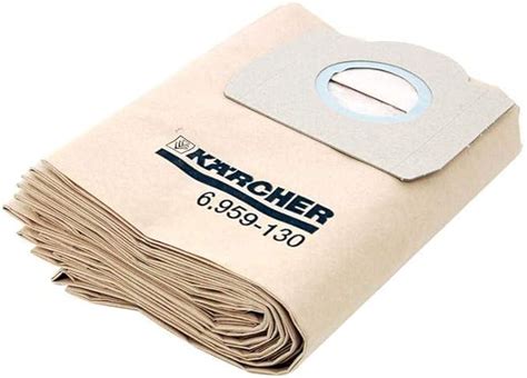 Karcher 6 959 130 0 Paper Filter Bags 5pcs Amazon Co Uk Home Kitchen