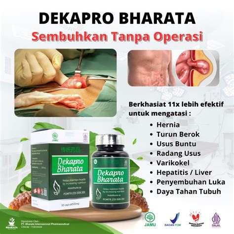 Jual Obat Hernia Ampuh Original Dekapro Bharata Obat Turun Berok Pria