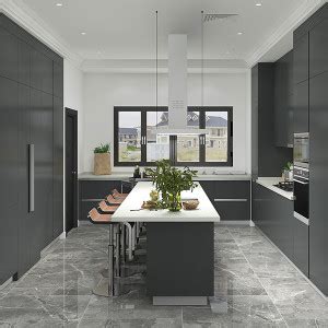 Oppein Kitchen In Africa Modern Black Lacquer Kitchen Cabinet Op L