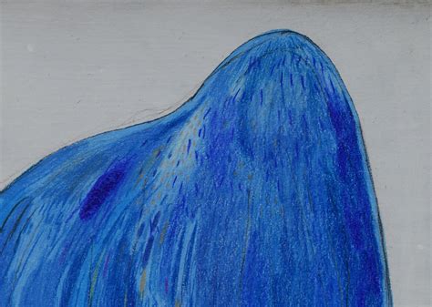 Blue Whale By Ana Markovic 2022 Drawing Colored Pencil On Paper