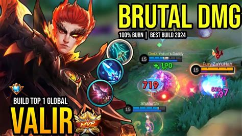 VALIR BEST BUILD 2024 BUILD TOP GLOBAL VALIR GAMEPLAY MOBILE