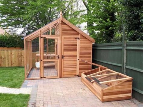 Centaur Woodpecker Joinery Greenhouse Shed Combo Backyard