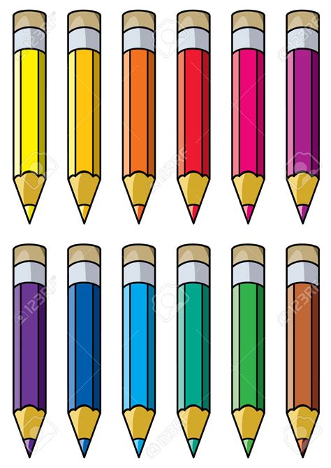 Free 10 Colored Pencil Cliparts, Download Free 10 Colored Pencil ...