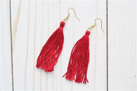 How To Make Tassel Earrings In Easy Steps Mary Martha Mama