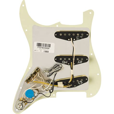 Fender Eric Johnson Pre Wired Strat Pickguard 3 Ply Mint Pickup E Gitarre