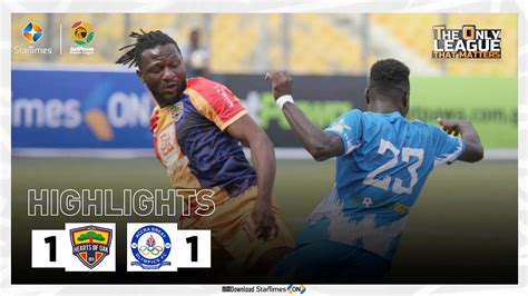 ACCRA HEARTS OF OAK 1 1 GREAT OLYMPICS HIGHLIGHTS WK 2 YouTube