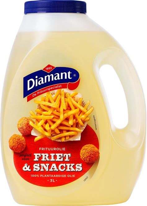 Diamant Frituurolie Friet Snacks 3 Ltr Bol