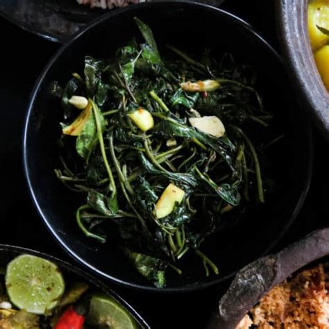 KANGKUNG STIR FRY(water spinach stir fry) | ISLAND SMILE