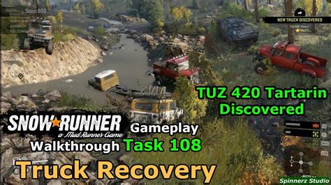 Snowrunner Truck Recovery How To Unlock Tuz Tartarin All