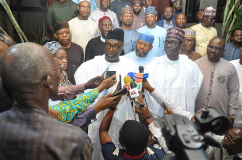 Apc Crisis Govs Buni Bello Reconcile In Abuja After Buhari S Order