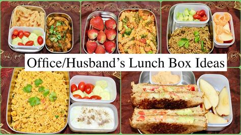 Husband's Lunch Box Recipes For Entire Week | Indian (Veg) Lunch Box Ideas For Office - Simple ...