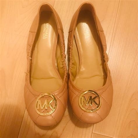 Michael Kors Shoes Michael Kors Fulton Quilted Nude Flats Poshmark