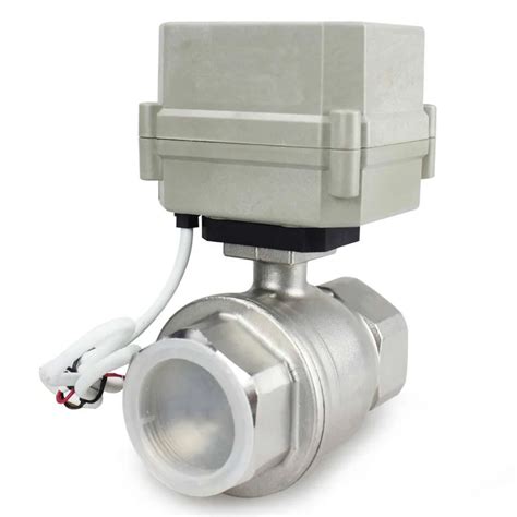 Hsh Flo Dn Way Ss Motorized Ball Valve Full Bore Electrical