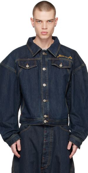 Vivienne Westwood Navy Boxer Denim Jacket